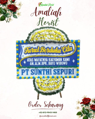 Papan Bunga Duka di Mamboro